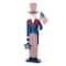Glitzhome® 40" Patriotic America Uncle Sam Porch Décor
